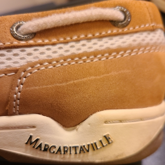 Margaritaville Womens Tan Leather Martinique MG9019H Boat Shoes Size US 8.5 - Picture 14 of 14